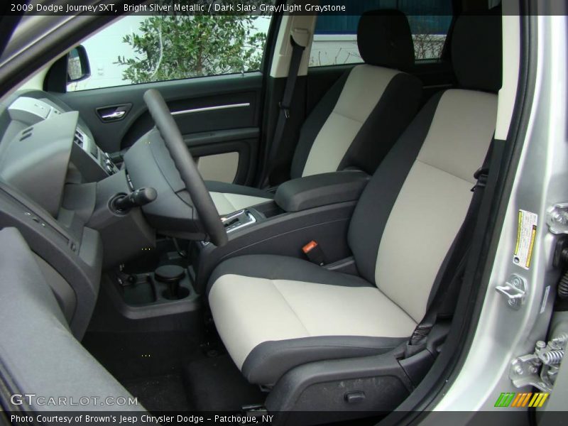 Bright Silver Metallic / Dark Slate Gray/Light Graystone 2009 Dodge Journey SXT