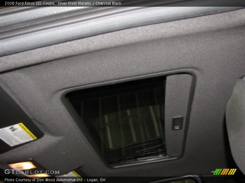 Silver Frost Metallic / Charcoal Black 2008 Ford Focus SES Coupe