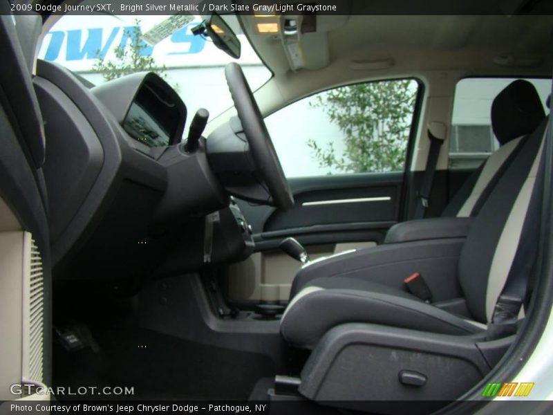 Bright Silver Metallic / Dark Slate Gray/Light Graystone 2009 Dodge Journey SXT