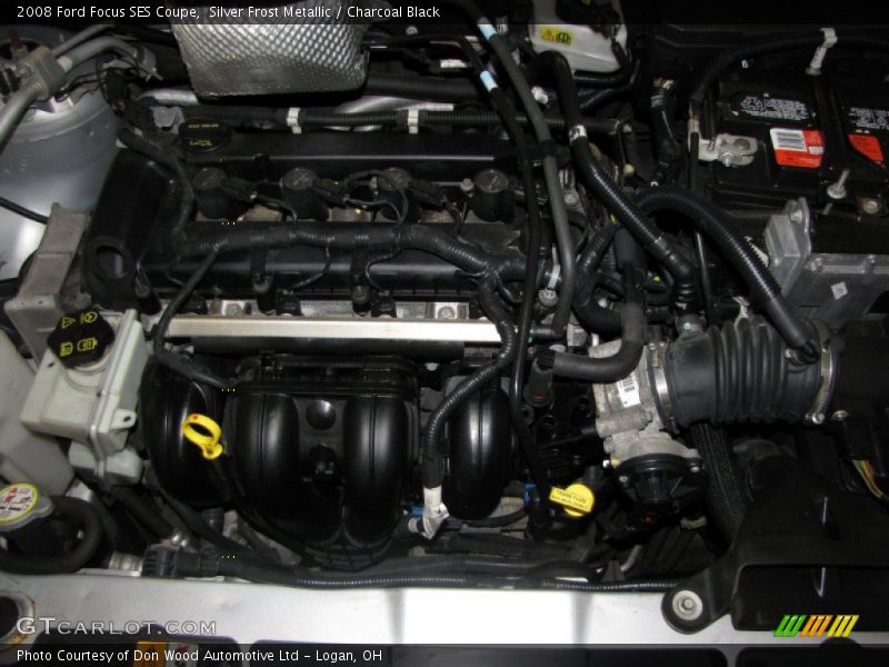 Silver Frost Metallic / Charcoal Black 2008 Ford Focus SES Coupe