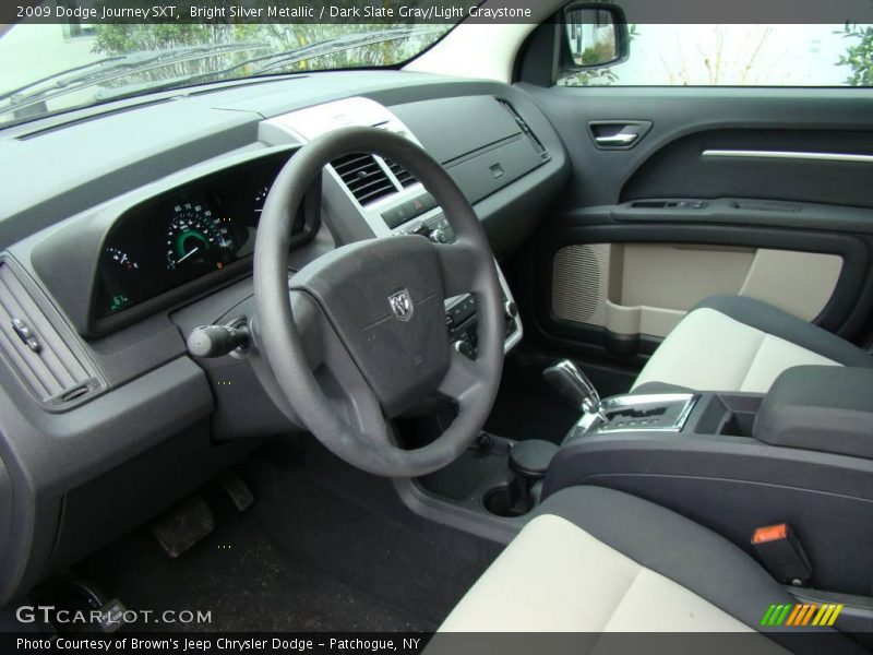 Bright Silver Metallic / Dark Slate Gray/Light Graystone 2009 Dodge Journey SXT