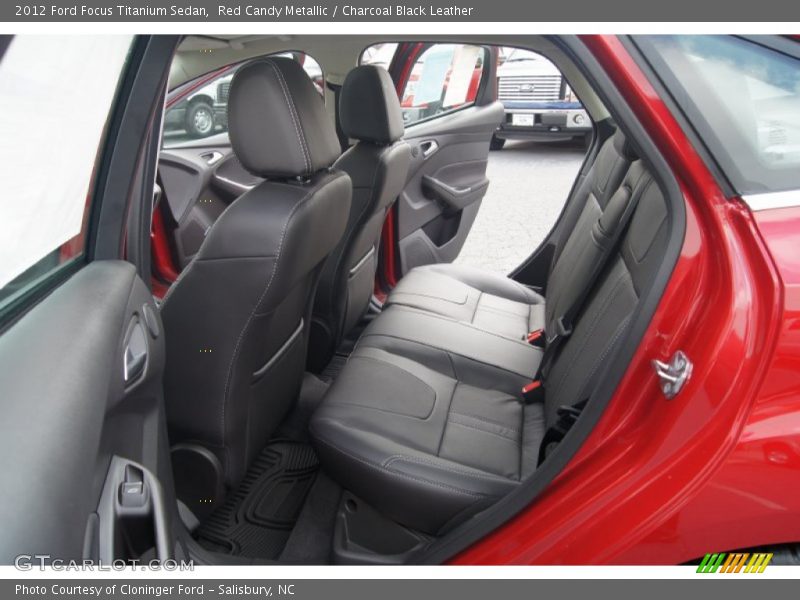 Rear Seat of 2012 Focus Titanium Sedan
