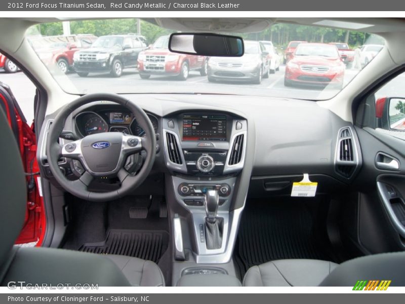 Dashboard of 2012 Focus Titanium Sedan