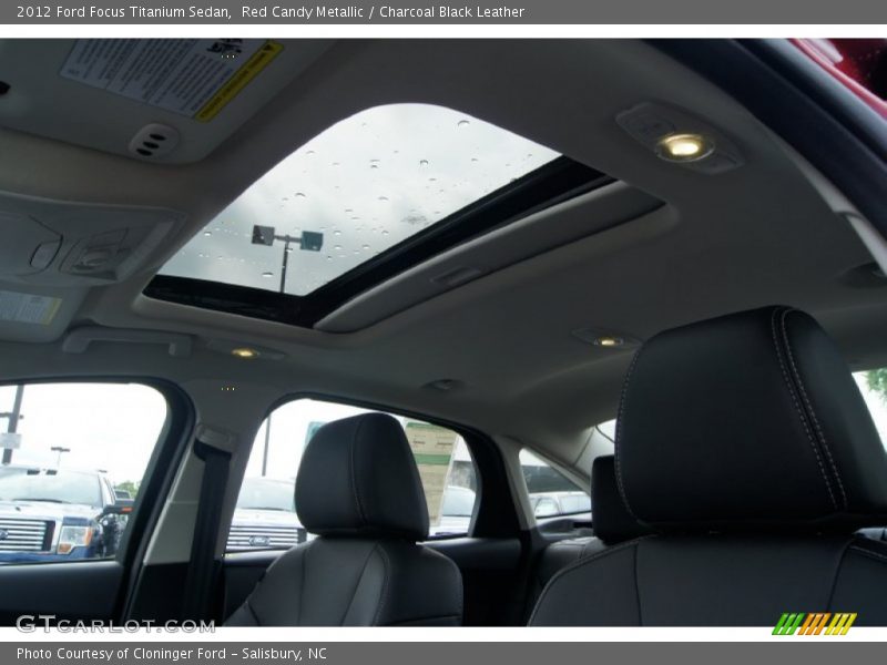 Sunroof of 2012 Focus Titanium Sedan