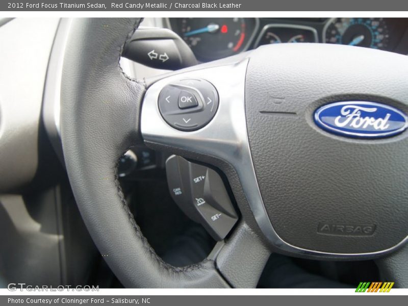 Controls of 2012 Focus Titanium Sedan