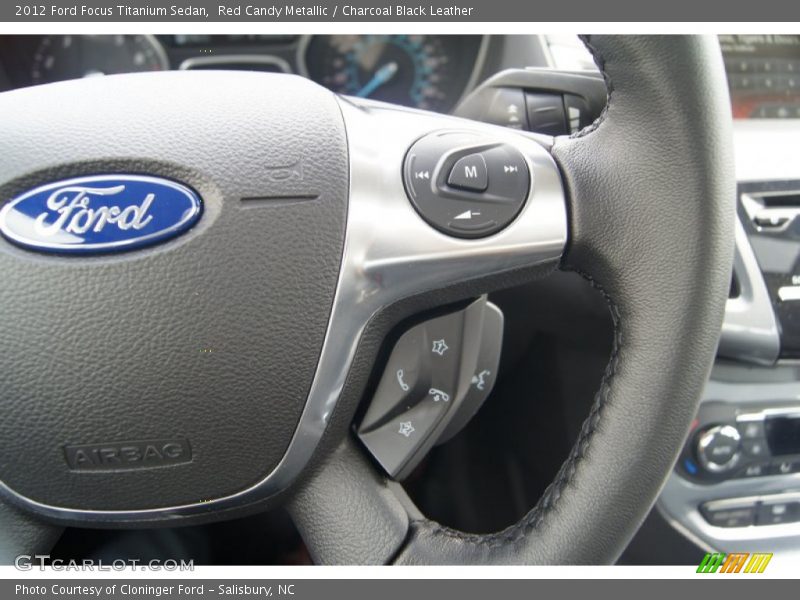 Controls of 2012 Focus Titanium Sedan