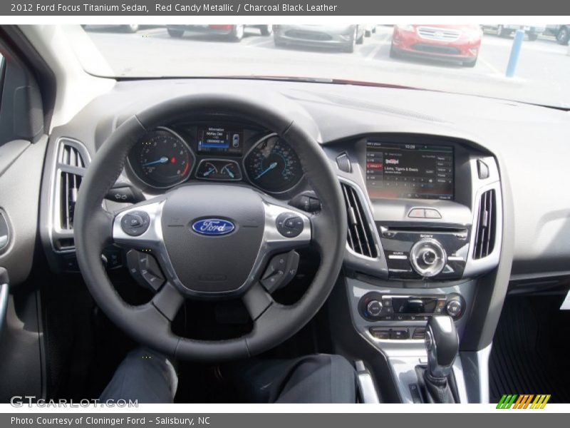 Dashboard of 2012 Focus Titanium Sedan