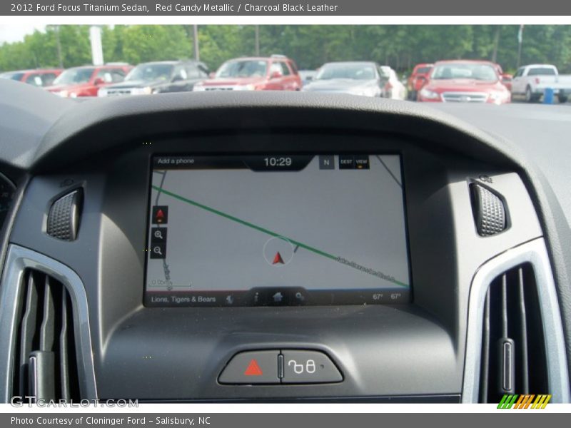 Navigation of 2012 Focus Titanium Sedan