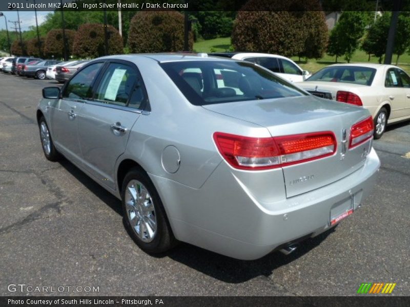 Ingot Silver Metallic / Dark Charcoal 2011 Lincoln MKZ AWD