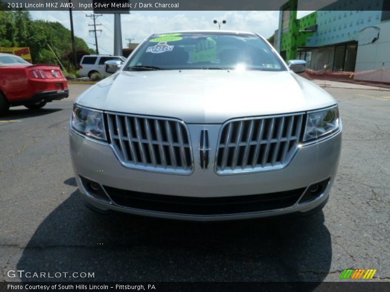 Ingot Silver Metallic / Dark Charcoal 2011 Lincoln MKZ AWD