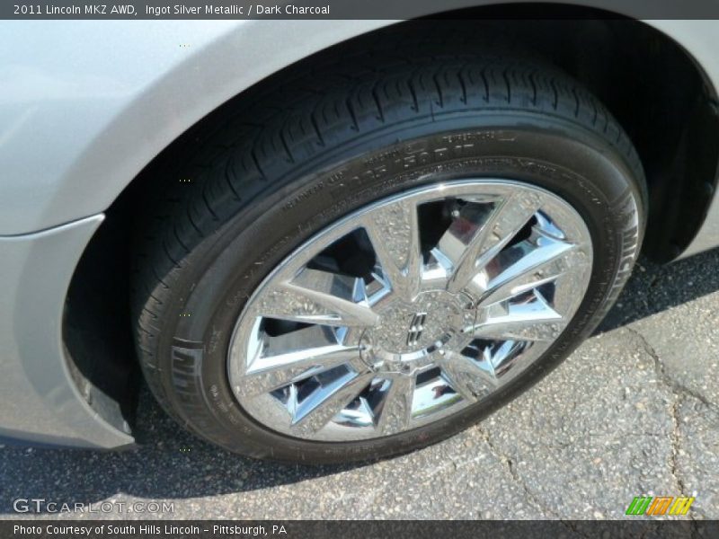 Ingot Silver Metallic / Dark Charcoal 2011 Lincoln MKZ AWD
