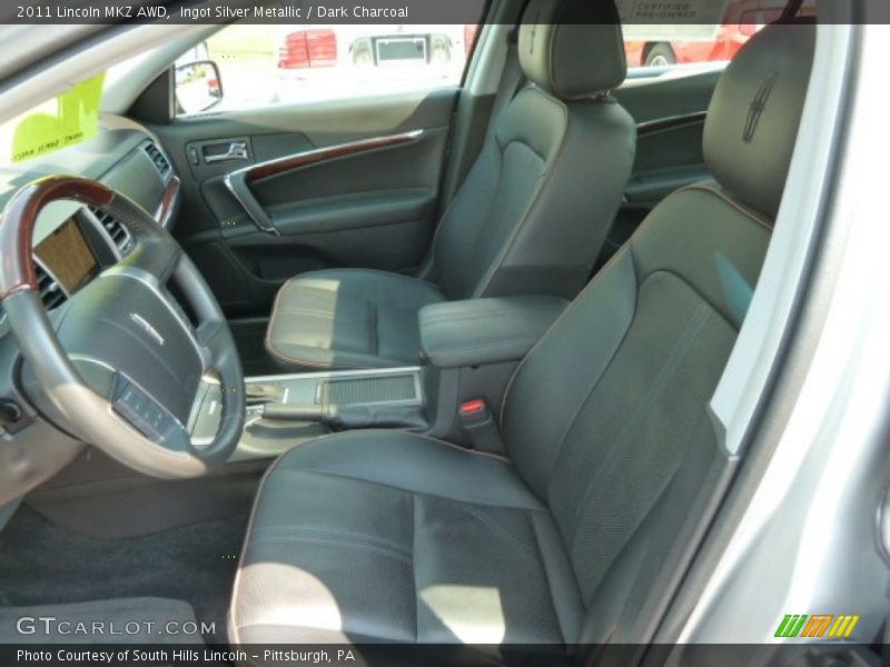 Ingot Silver Metallic / Dark Charcoal 2011 Lincoln MKZ AWD