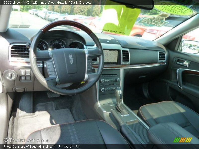 Ingot Silver Metallic / Dark Charcoal 2011 Lincoln MKZ AWD