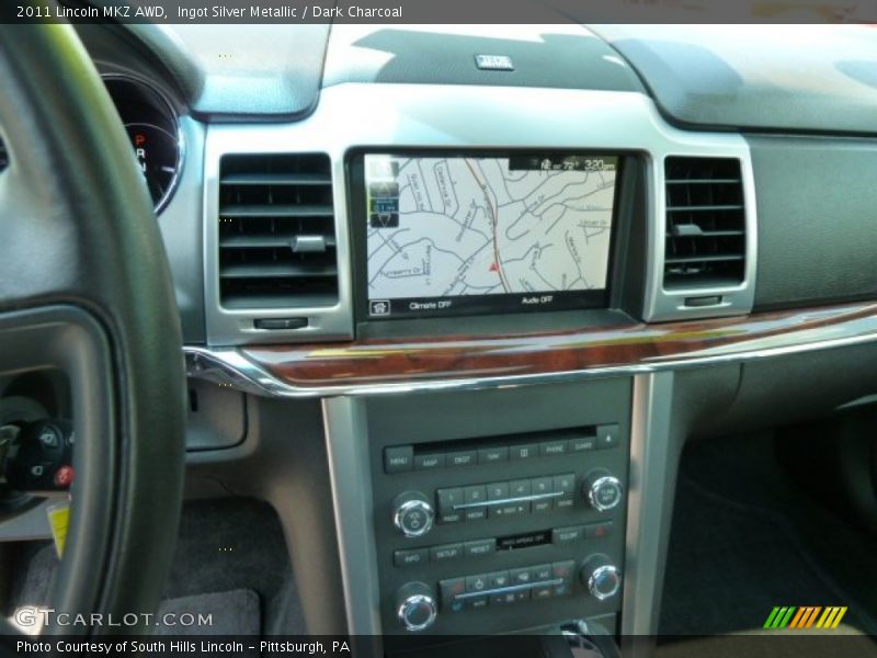Ingot Silver Metallic / Dark Charcoal 2011 Lincoln MKZ AWD