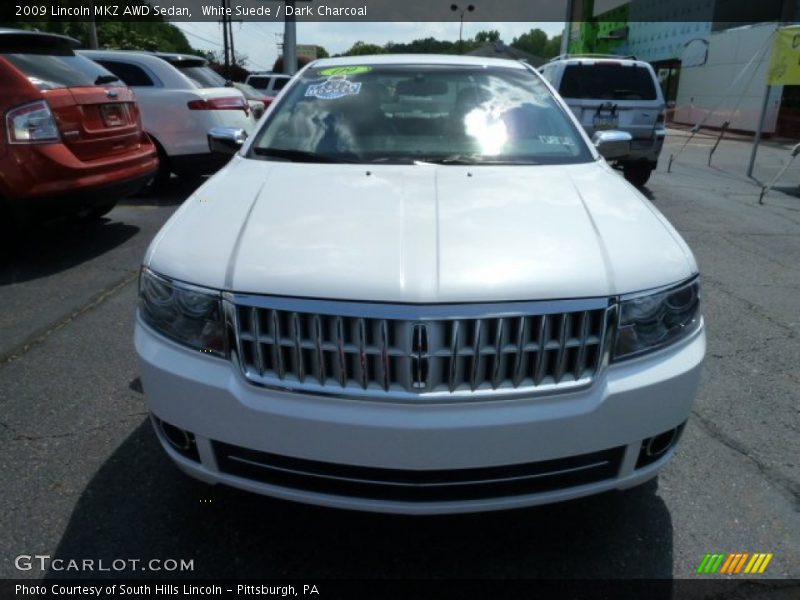 White Suede / Dark Charcoal 2009 Lincoln MKZ AWD Sedan