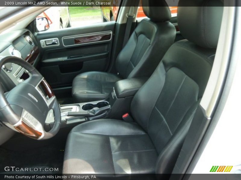 White Suede / Dark Charcoal 2009 Lincoln MKZ AWD Sedan