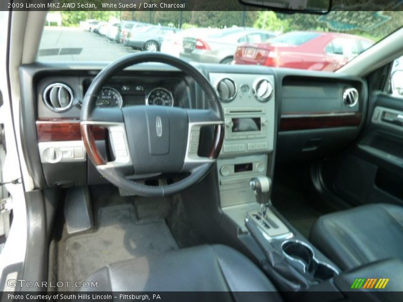White Suede / Dark Charcoal 2009 Lincoln MKZ AWD Sedan