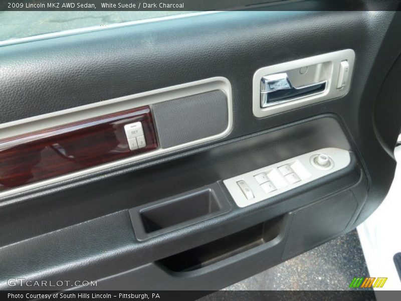 White Suede / Dark Charcoal 2009 Lincoln MKZ AWD Sedan