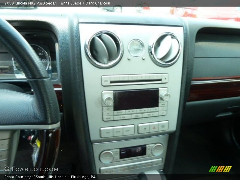 White Suede / Dark Charcoal 2009 Lincoln MKZ AWD Sedan