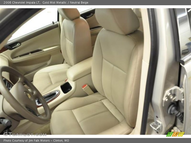 Gold Mist Metallic / Neutral Beige 2008 Chevrolet Impala LT