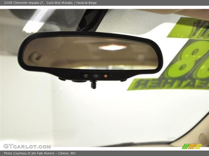 Gold Mist Metallic / Neutral Beige 2008 Chevrolet Impala LT