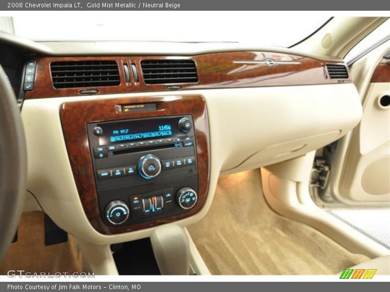 Gold Mist Metallic / Neutral Beige 2008 Chevrolet Impala LT