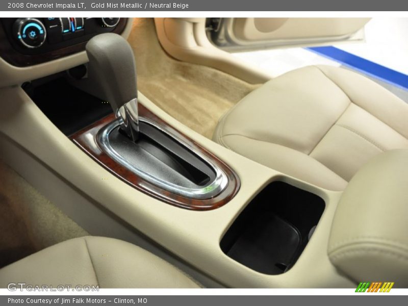 Gold Mist Metallic / Neutral Beige 2008 Chevrolet Impala LT