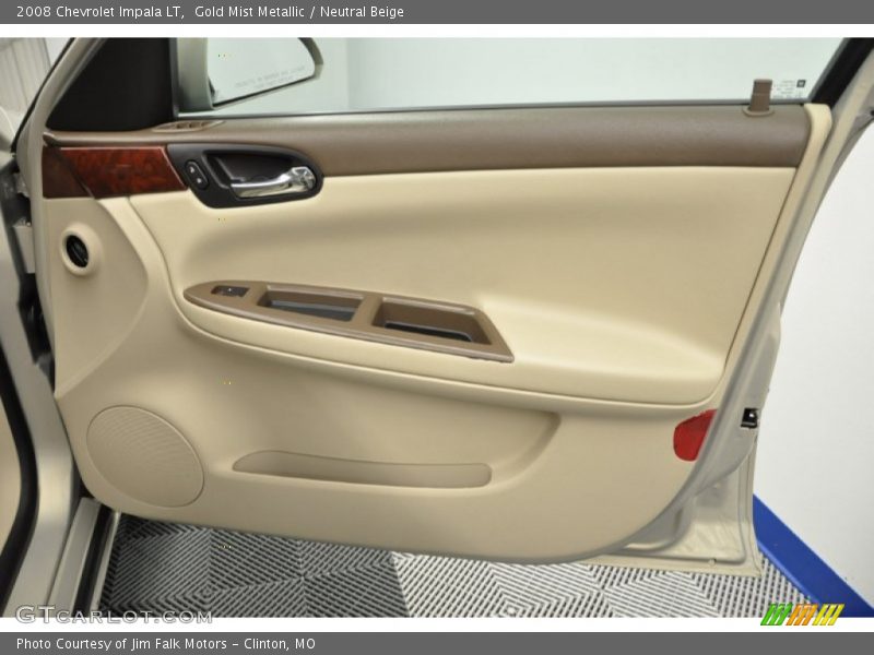 Gold Mist Metallic / Neutral Beige 2008 Chevrolet Impala LT
