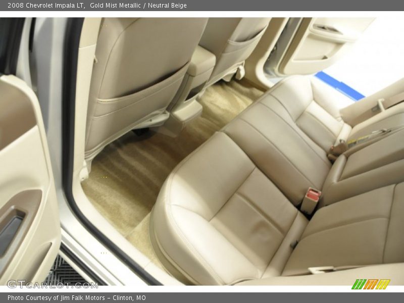 Gold Mist Metallic / Neutral Beige 2008 Chevrolet Impala LT