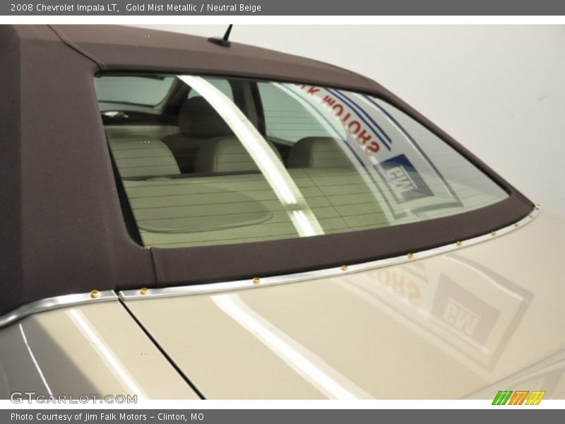 Gold Mist Metallic / Neutral Beige 2008 Chevrolet Impala LT