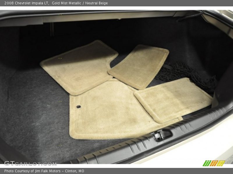 Gold Mist Metallic / Neutral Beige 2008 Chevrolet Impala LT