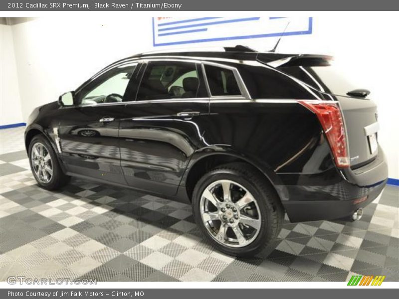 Black Raven / Titanium/Ebony 2012 Cadillac SRX Premium