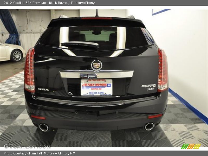 Black Raven / Titanium/Ebony 2012 Cadillac SRX Premium