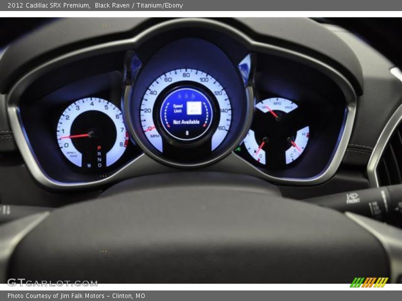 Black Raven / Titanium/Ebony 2012 Cadillac SRX Premium