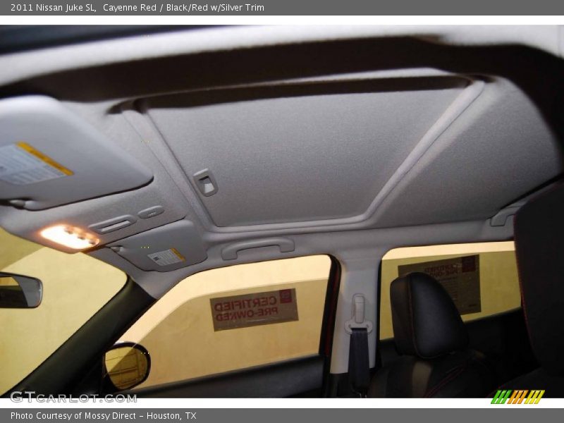 Cayenne Red / Black/Red w/Silver Trim 2011 Nissan Juke SL