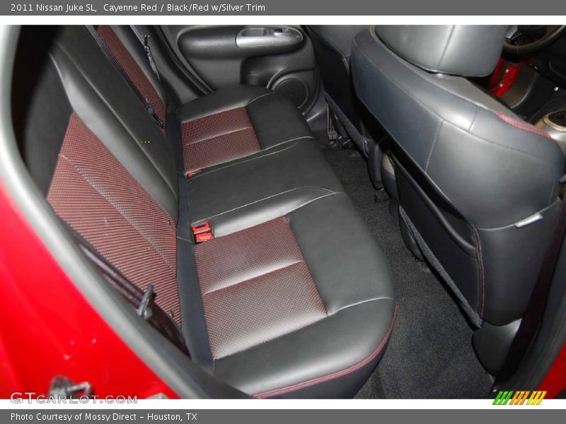 Cayenne Red / Black/Red w/Silver Trim 2011 Nissan Juke SL