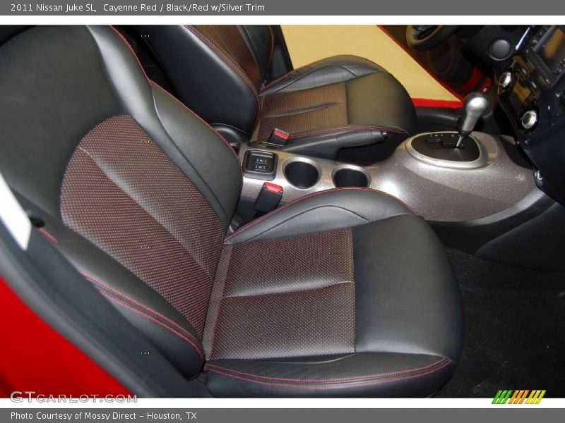 Cayenne Red / Black/Red w/Silver Trim 2011 Nissan Juke SL
