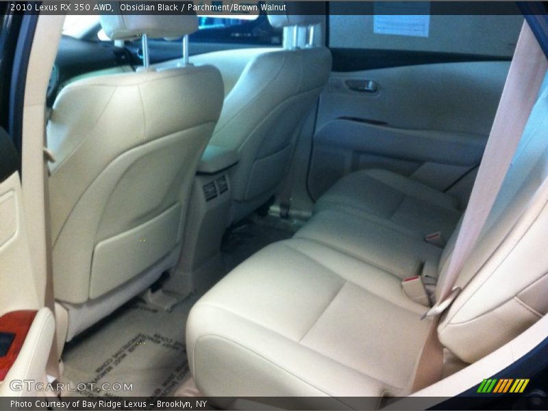 Obsidian Black / Parchment/Brown Walnut 2010 Lexus RX 350 AWD