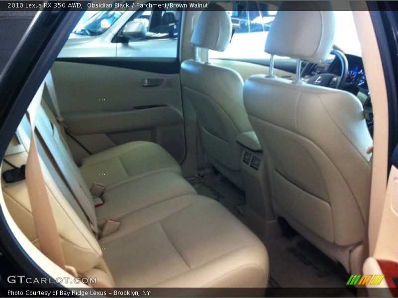 Obsidian Black / Parchment/Brown Walnut 2010 Lexus RX 350 AWD
