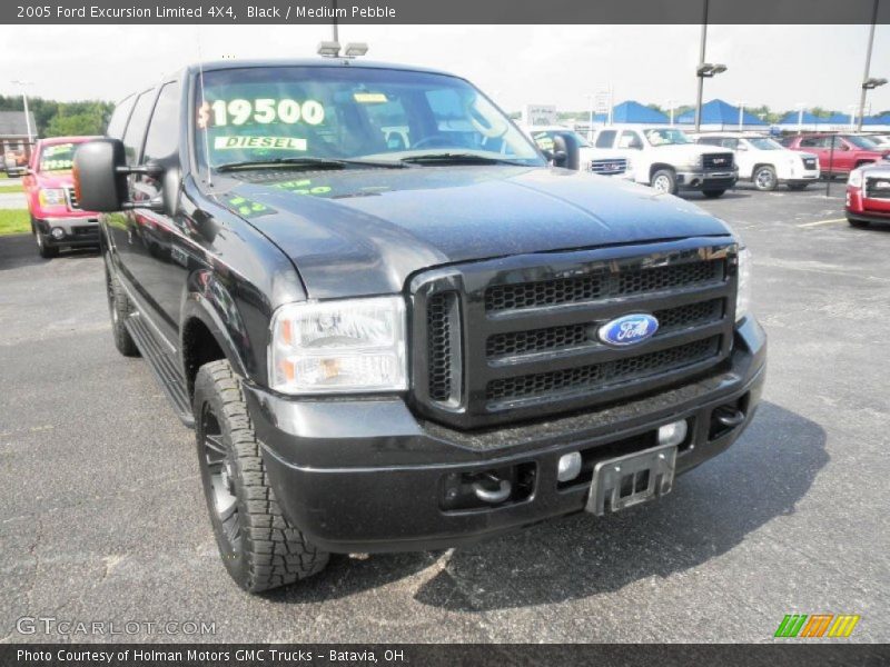 Black / Medium Pebble 2005 Ford Excursion Limited 4X4