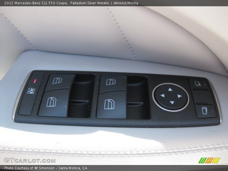 Palladium Silver Metallic / Almond/Mocha 2012 Mercedes-Benz CLS 550 Coupe