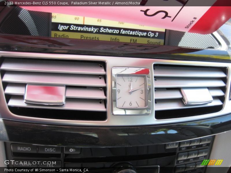 Palladium Silver Metallic / Almond/Mocha 2012 Mercedes-Benz CLS 550 Coupe
