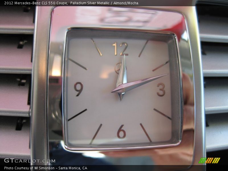 Palladium Silver Metallic / Almond/Mocha 2012 Mercedes-Benz CLS 550 Coupe