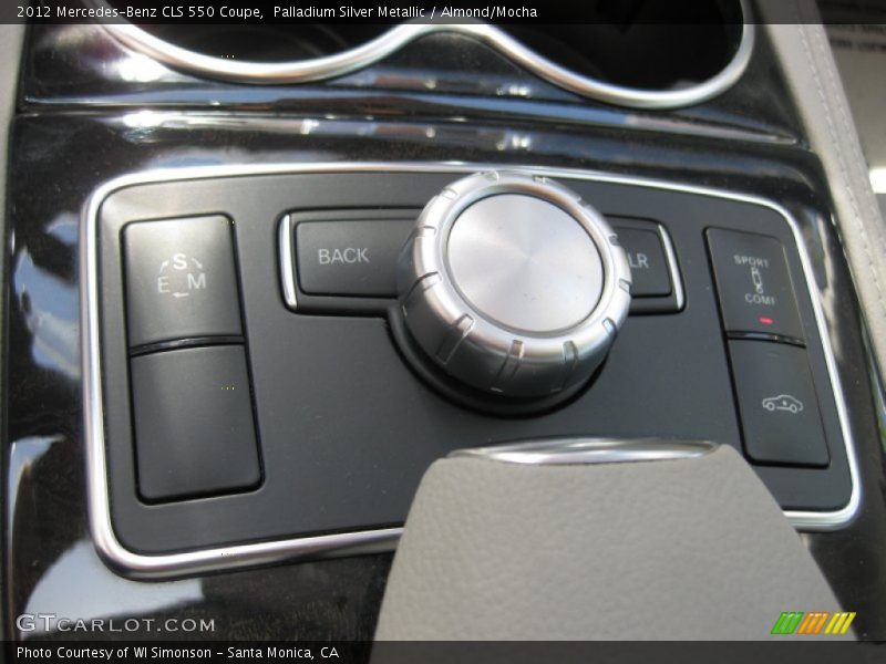 Palladium Silver Metallic / Almond/Mocha 2012 Mercedes-Benz CLS 550 Coupe