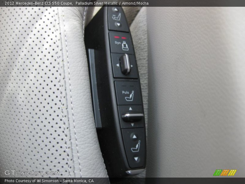 Palladium Silver Metallic / Almond/Mocha 2012 Mercedes-Benz CLS 550 Coupe