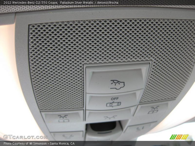 Palladium Silver Metallic / Almond/Mocha 2012 Mercedes-Benz CLS 550 Coupe
