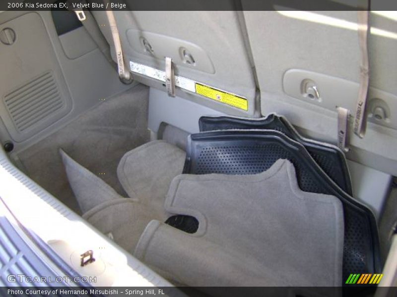 Velvet Blue / Beige 2006 Kia Sedona EX