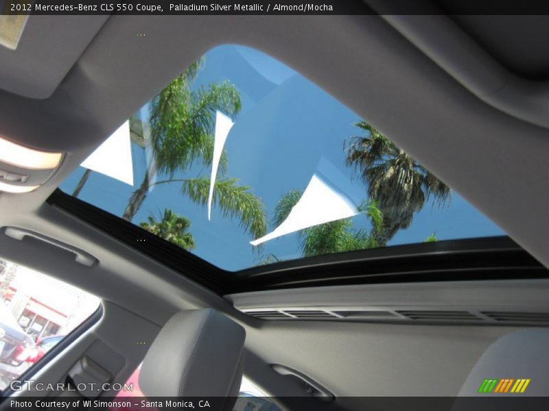 Palladium Silver Metallic / Almond/Mocha 2012 Mercedes-Benz CLS 550 Coupe