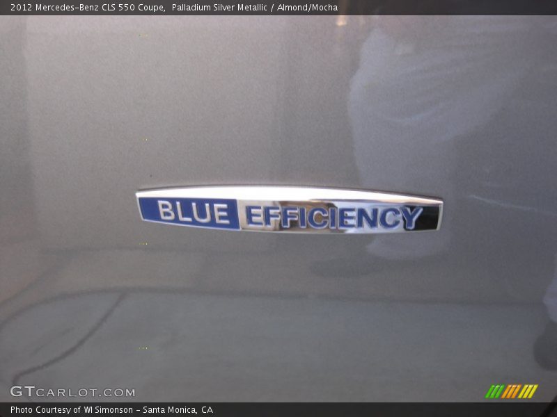 Palladium Silver Metallic / Almond/Mocha 2012 Mercedes-Benz CLS 550 Coupe