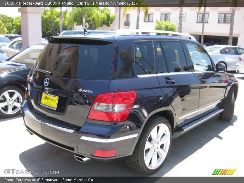 Capri Blue Metallic / Almond/Black 2010 Mercedes-Benz GLK 350 4Matic